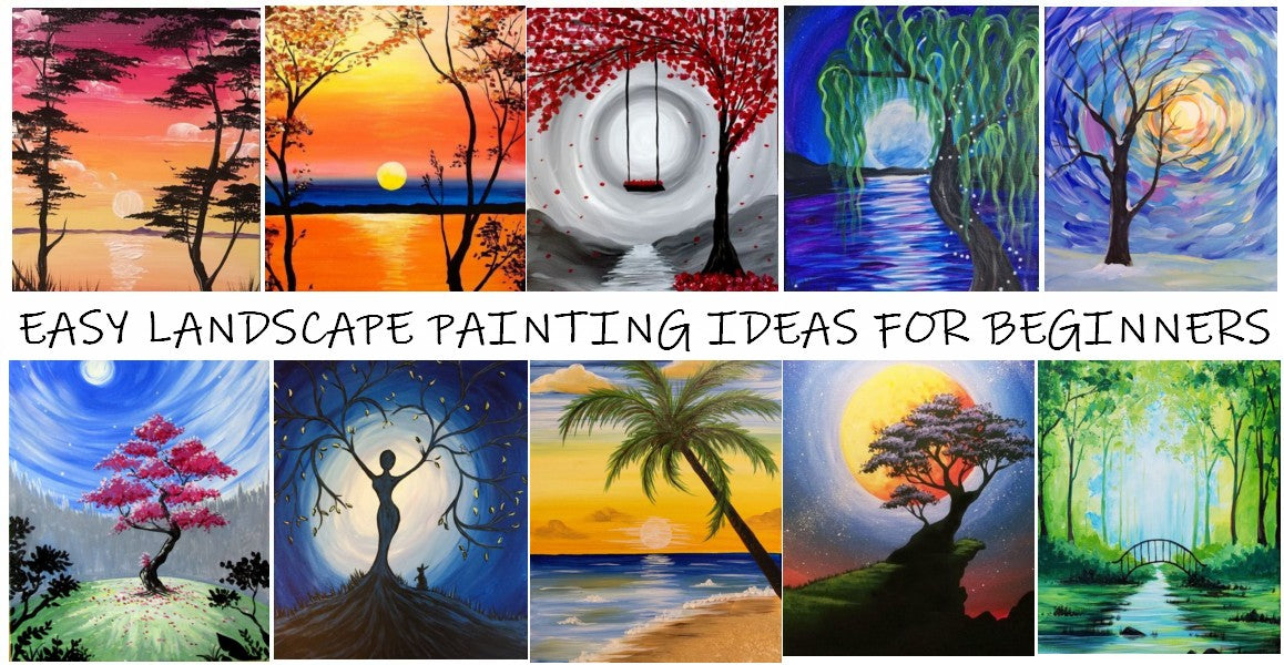 95 Easy Canvas Painting Ideas For Beginners  Easy canvas painting,  Beginner painting, Canvas painting