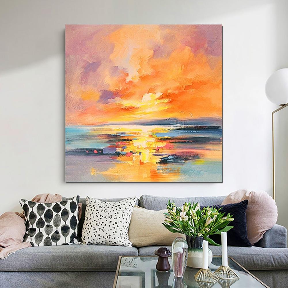 Acrylic Paintings on Canvas, Large Paintings for Bedroom