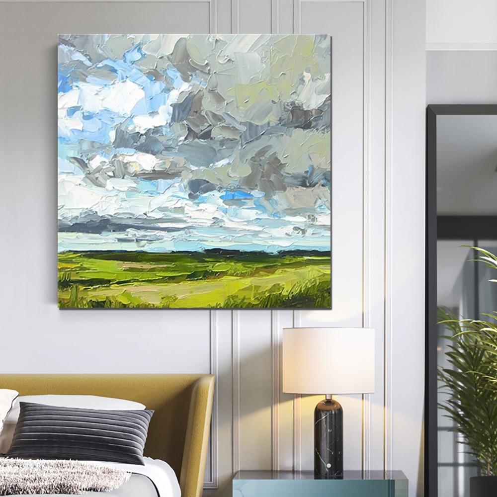 Acrylic Paintings on Canvas, Large Paintings for Bedroom