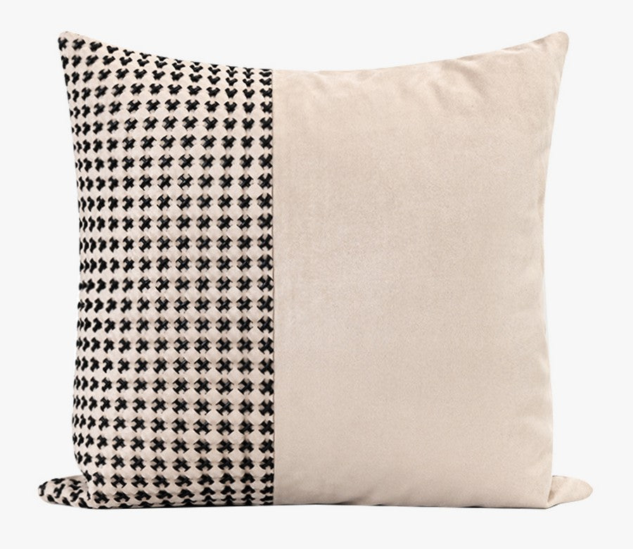 Simple Modern Sofa Throw Pillows, Beige Contemporary Throw Pillow for –  artworkcanvas