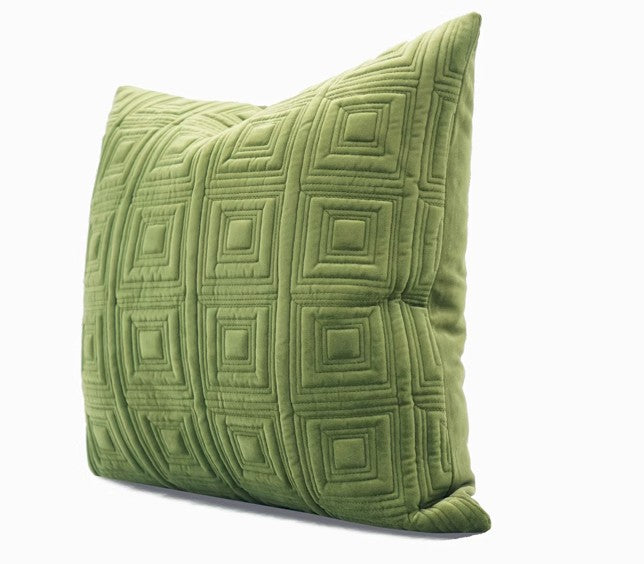 Large green outlet cushion