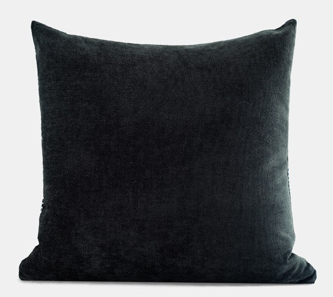 Simple Throw Pillow for Interior Design, Modern Black Gray Golden Line –  artworkcanvas