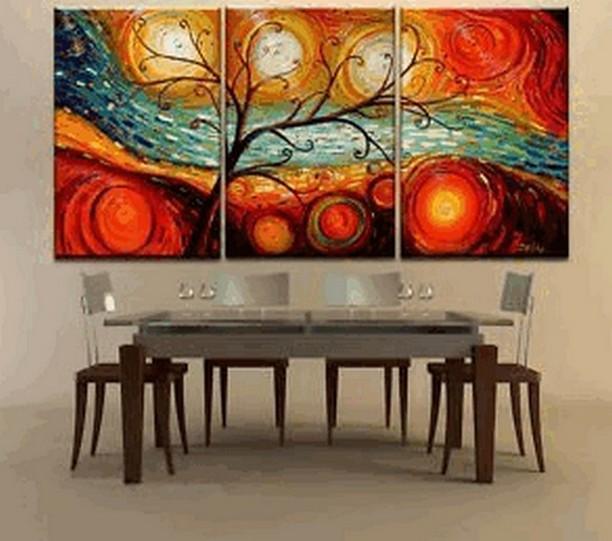 Canvas Painting Ideas for Dining Room 