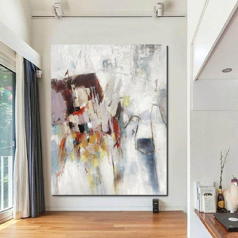 Huge Canvas Painting, Extra Large Paintings on Canvas, Simple Painting