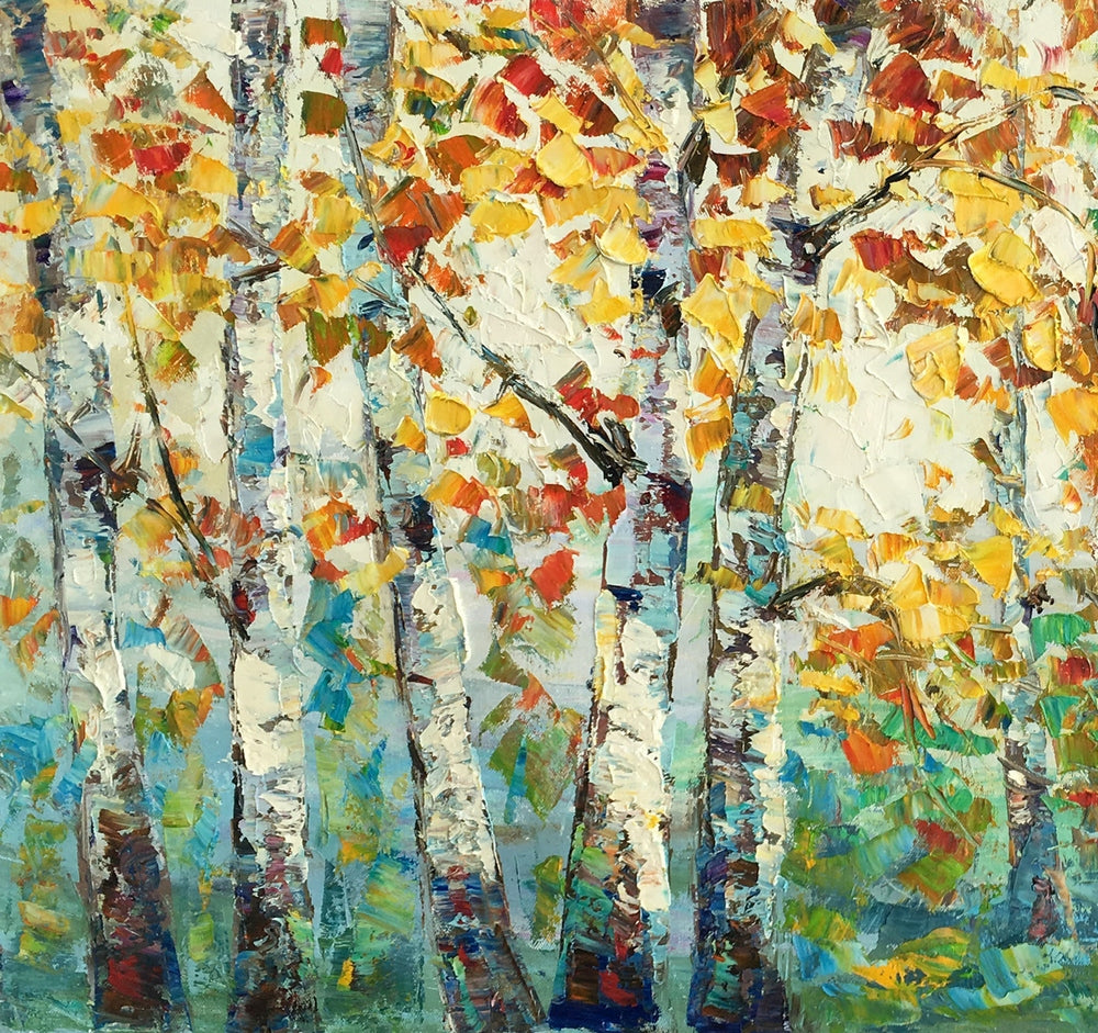 Abstract Art For Sale Autumn Tree Landscape Painting Abstract Autumn