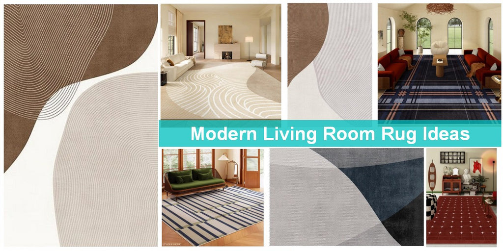 Modern Living Room Rug Ideas, Large Modern Rugs for Living Room, Contemporary Modern Area Rugs for Bedroom, Geometric Modern Rgus for Dining Room