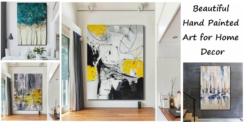 Extra Large Abstract Wall Art Paintings, Oversized Canvas Paintings for Living Room, Contemporary Modern Paintings, Original Acrylic Paintings for Sale, Simple Modern Artwork