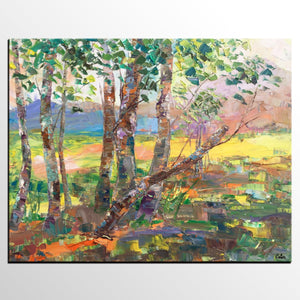 Buyer's Review on the Autumn Forest Tree Painting