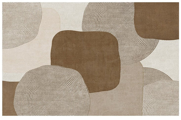 Abstract Rugs for Living Room, Geometric Contemporary Modern Rugs Next to Bed, Extra Large Modern Area Rugs-artworkcanvas