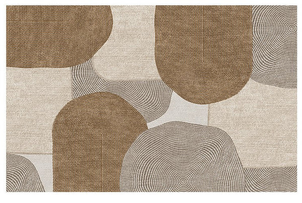 Abstract Area Rugs for Living Room, Modern Rugs for Interior Design, Contemporary Abstract Rugs for Dining Room-artworkcanvas