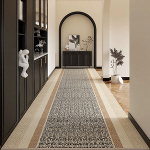 Extra Long Hallway Runners, Contepmorary Runner Rugs, Non Slip Modern Long Hallway Runners, Long Narrow Runner Rugs, Modern Entryway Runner Rug Ideas-artworkcanvas