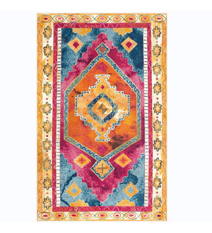 Morocco Area Rugs for Living Room, Traditional Colorful Persian Rugs, Persain Rugs for Bedroom, Vintage Area Rugs for Dining Room-artworkcanvas