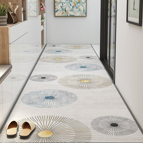 Washable Entryway Runner Rug Ideas, Modern Long Hallway Runners, Stain-resistant Non Slip Kitchen Runner Rugs, Long Hallway Runners, Extra Long Narrow Runner Rugs, Entrance Hallway Runners-artworkcanvas