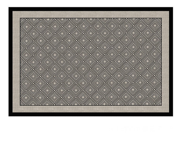 Mid Century Area Rugs for Living Room, Abstract Contemporary Rugs for Bedroom, Modern Carpets for Office, Dining Room Floor Rugs, Elegant Modern Area Rugs under Sofa-artworkcanvas