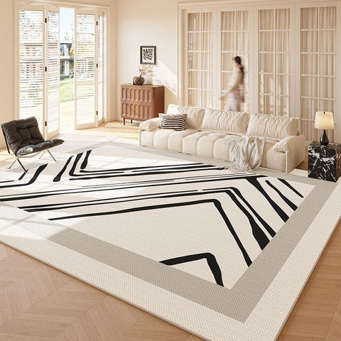 Large Modern Rugs in Living Room, Modern Rugs under Sofa, Modern Rugs for Office, Abstract Contemporary Rugs for Bedroom, Dining Room Floor Carpets-artworkcanvas