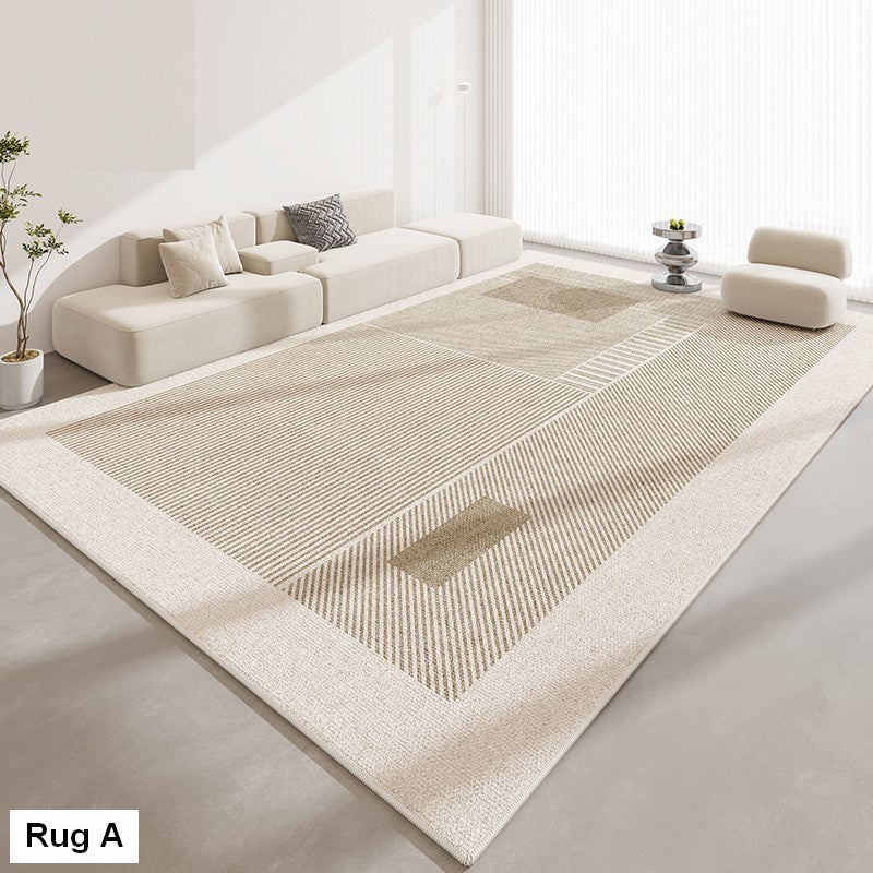 Geometric Modern Rug Placement Ideas for Dining Room, Abstract Contemporary Modern Rugs for Living Room, Extra Large Modern Rugs for Bedroom-artworkcanvas