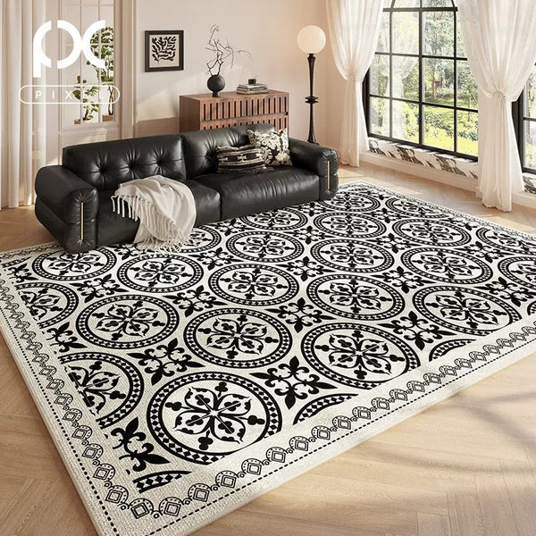 Contemporary Area Rugs for Bedroom, Abstract Floor Carpets for Dining Room, Modern Living Room Rug Placement Ideas, Living Room Modern Rugs-artworkcanvas