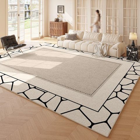 Large Modern Rugs in Living Room, Modern Rugs under Sofa, Modern Rugs for Office, Abstract Contemporary Rugs for Bedroom, Dining Room Floor Carpets-artworkcanvas