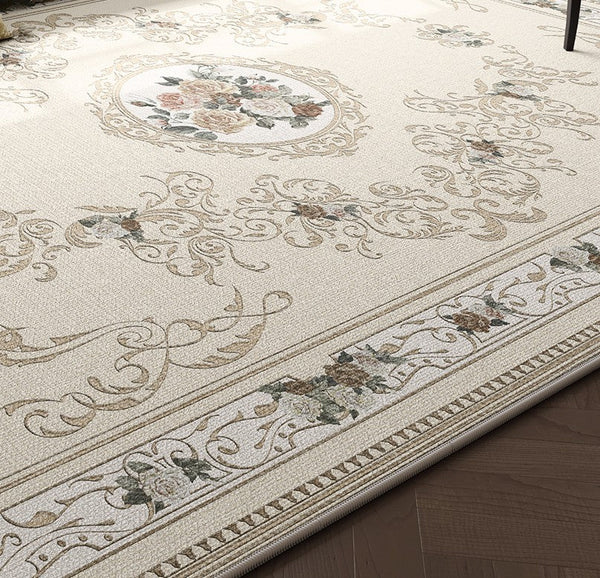 French Style Modern Rugs Next to Bed, Large Modern Rugs for Living Room, Modern Rugs under Dining Room Table, Modern Carpets for Bedroom-artworkcanvas