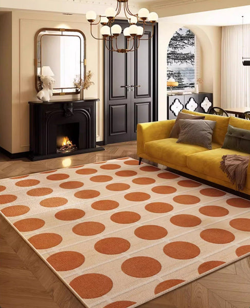 Geometric Contemporary Rugs for Dining Room, Bedroom Floor Rugs, Mid Century Modern Rug for Living Room, Modern Rugs for Living Room-artworkcanvas