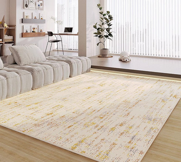 Washable Kitchen Area Rugs, Contemporary Rugs for Living Room, Large Modern Rugs for Dining Room, Modern Rugs Next to Bed-artworkcanvas