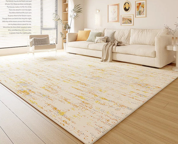 Washable Kitchen Area Rugs, Contemporary Rugs for Living Room, Large Modern Rugs for Dining Room, Modern Rugs Next to Bed-artworkcanvas