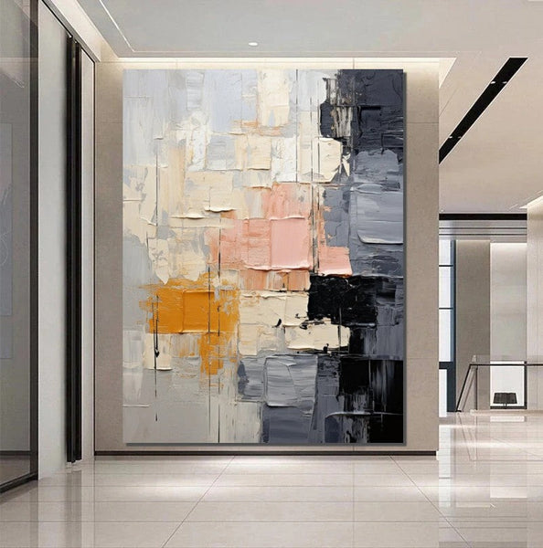 Living Room Wall Art Painting, Modern Contemporary Abstract Artwork, Palette Knife Paintings, Extra Large Acrylic Painting, Simple Modern Art-artworkcanvas