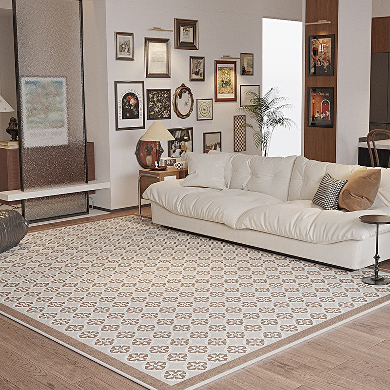 Mid Century Contemporary Modern Rugs for Living Room, Modern Rug Placement Ideas for Dining Room, Large Modern Rugs for Bedroom-artworkcanvas