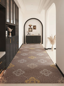 Entrance Hallway Runners, Modern Long Hallway Runners, Extra Long Narrow Runner Rugs, Washable Kitchen Runner Rugs, Easy Care Contemporary Entryway Runner Rug Ideas-artworkcanvas