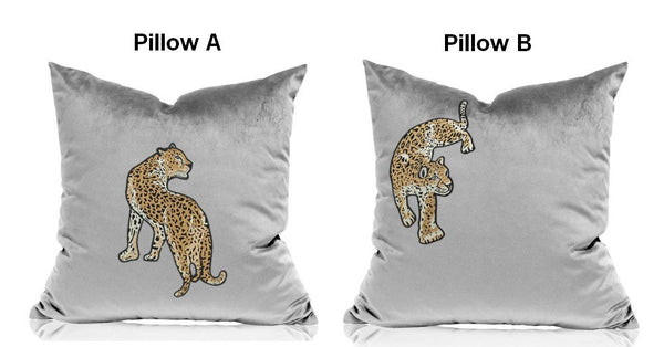 Cheetah Decorative Throw Pillows, Decorative Pillows for Living Room, Modern Sofa Pillows, Contemporary Throw Pillows-artworkcanvas