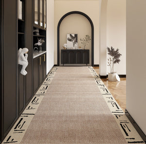 Modern Long Hallway Runners, Extra Long Entryway Runner Rug Ideas, Stain-resistant Non Slip Hallway Runner Rugs, Entrance Hallway Runners, Long Narrow Runner Rugs-artworkcanvas