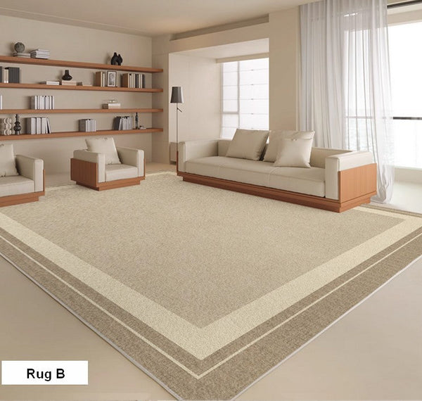 Living Room Modern Rugs, Bedroom Contemporary Soft Rugs, Rectangular Modern Rugs under Sofa, Modern Rugs for Office, Dining Room Floor Carpets-artworkcanvas