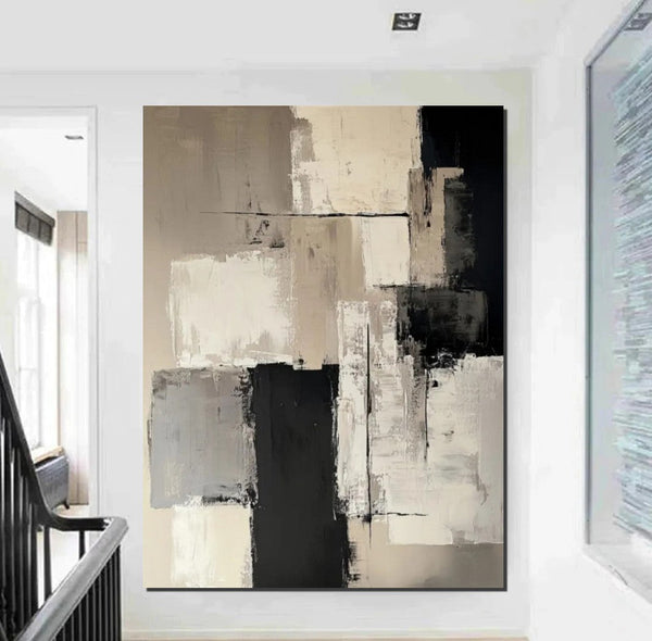 Living Room Wall Painting, Modern Artwork, Large Canvas Painting, Contemporary Wall Painting, Acrylic Painting for Dining Room-artworkcanvas
