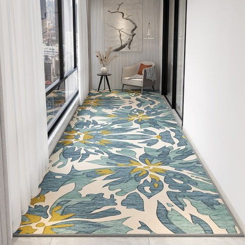 Bedside Long Runner Rugs, Modern Long Hallway Runners, Extra Long Narrow Runner Rugs, Washable Kitchen Runner Rugs, Entryway Runner Rug Ideas-artworkcanvas