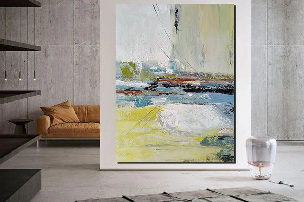 Extra Large Paintings for Living Room, Hand Painted Wall Art Paintings, Modern Abstract Art for Dining Room, Abstract Acrylic Painting-artworkcanvas