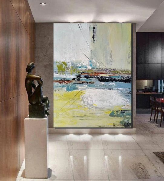 Extra Large Paintings for Living Room, Hand Painted Wall Art Paintings, Modern Abstract Art for Dining Room, Abstract Acrylic Painting-artworkcanvas