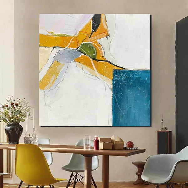 Bedroom Wall Art Paintings, Contemporary Wall Art Paintings, Acrylic Paintings for Living Room, Large Simple Modern Art, Abstract Acrylic Painting-artworkcanvas