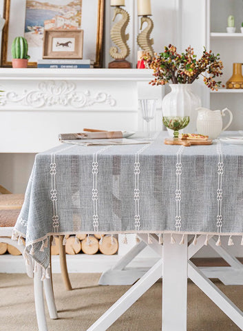 Rustic Table Covers for Kitchen, Linen Square Tablecloth for Sale, Country Farmhouse Tablecloth, Large Rectangle Tablecloth for Dining Room Table-artworkcanvas