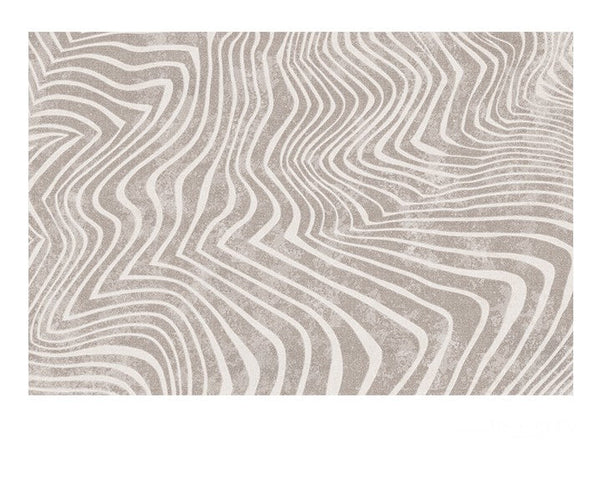 Modern Carpets for Office, Dining Room Floor Rugs, Stripe Area Rugs under Sofa, Mid Century Area Rugs for Living Room, Abstract Contemporary Rugs for Bedroom-artworkcanvas