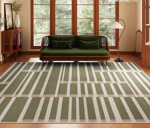 Geometric Modern Rug Ideas for Living Room, Mid Century Contemporary Area Rugs for Dining Room, Modern Rugs for Living Room-artworkcanvas