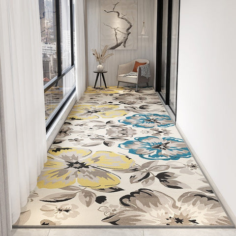 Washable Kitchen Runner Rugs, Entryway Runner Rug Ideas, Modern Long Hallway Runners, Extra Long Narrow Runner Rugs, Bedside Long Runner Rugs-artworkcanvas