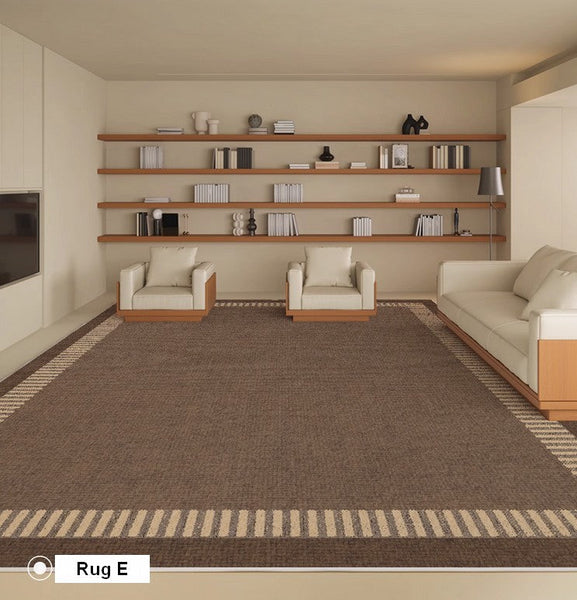 Living Room Modern Rugs, Bedroom Contemporary Soft Rugs, Rectangular Modern Rugs under Sofa, Modern Rugs for Office, Dining Room Floor Carpets-artworkcanvas