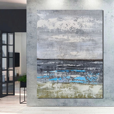 Living Room Acrylic Wall Art Ideas, Buy Art Online, Modern Abstract Paintings, Abstrct Acrylic Paintings, Heavy Texture Canvas Art-artworkcanvas