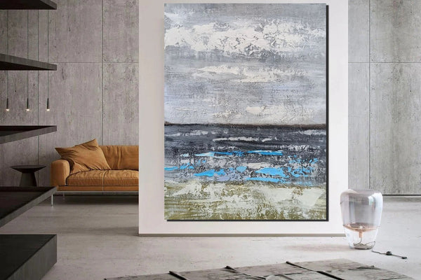 Living Room Acrylic Wall Art Ideas, Buy Art Online, Modern Abstract Paintings, Abstrct Acrylic Paintings, Heavy Texture Canvas Art-artworkcanvas