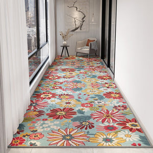 Modern Long Hallway Runners, Extra Long Narrow Runner Rugs, Kitchen Runner Rugs, Washable Entryway Runner Rug Ideas, Bedside Long Runner Rugs-artworkcanvas