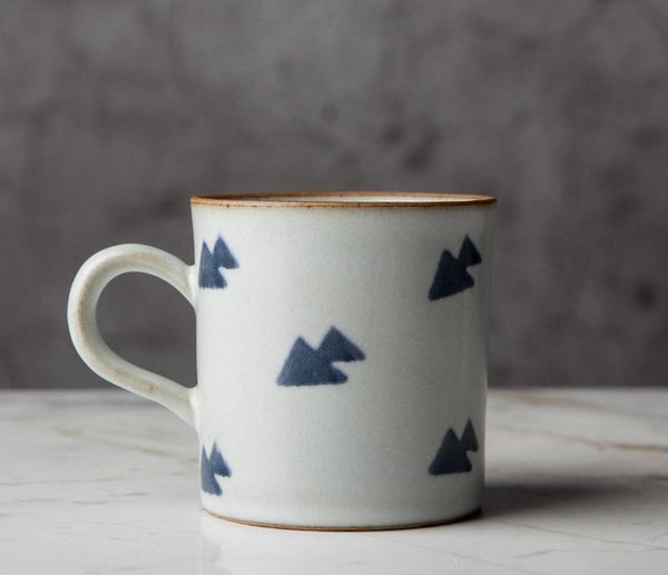 Latte Coffee Mug, Large Capacity Coffee Cup, Pottery Tea Cup, Handmade Pottery Coffee Cup-artworkcanvas