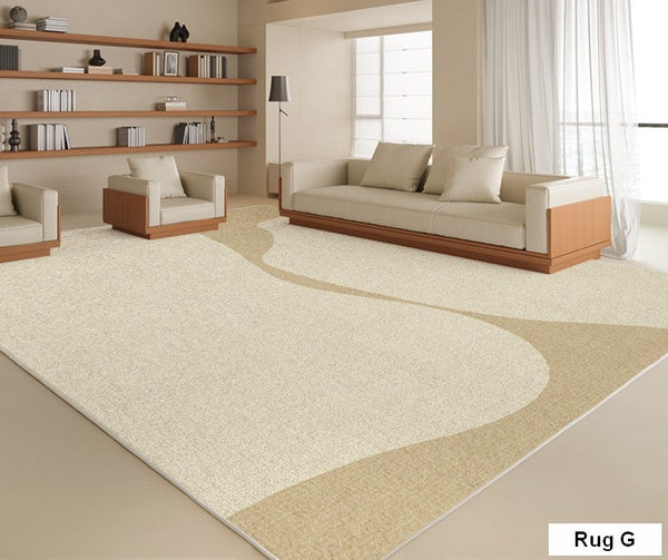 Living Room Modern Rugs, Bedroom Contemporary Soft Rugs, Rectangular Modern Rugs under Sofa, Modern Rugs for Office, Dining Room Floor Carpets-artworkcanvas