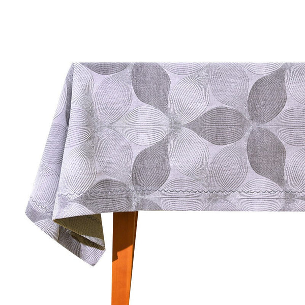 Large Rectangle Table Covers for Dining Room Table, Modern Table Cloths for Kitchen, Simple Contemporary Grey Cotton Tablecloth, Square Tablecloth for Round Table-artworkcanvas