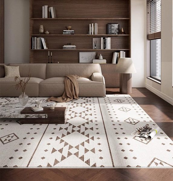 Contemporary Geometric Carpets, Contemporary Modern Rugs, Abstract Modern Rugs for Living Room, Extra Large Modern Rugs under Dining Room Table-artworkcanvas