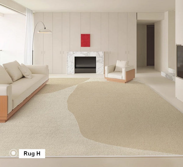 Bedroom Contemporary Soft Rugs, Rectangular Modern Rugs under Sofa, Large Modern Rugs in Living Room, Modern Rugs for Office, Dining Room Floor Carpets-artworkcanvas